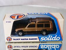 Solido n° 1062 Talbot Matra Rancho 1/43 jamais sortie en boite