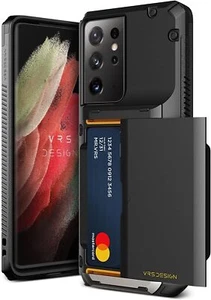 For Samsung Galaxy S21/ Plus/ Ultra Case VRS [Damda Glide Pro] Card Wallet Cover - Afbeelding 1 van 30
