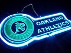 14" Oakland Athletics Baseball 3D Carved Neon Sign Light Lamp Visual Beer Bar L