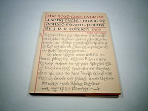 The Road Goes Ever On J.R.R. Tolkien,  Donald Swann 1st Ed 3rd Prt 1967 HC VGood - Picture 1 of 17