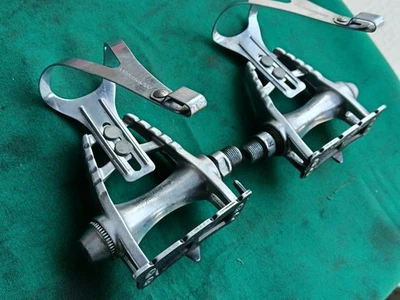 Pedali Vintage MAILLARD 700 bici Corsa Eroica PEUGEOT Motobecane - Immagine 1 di 4