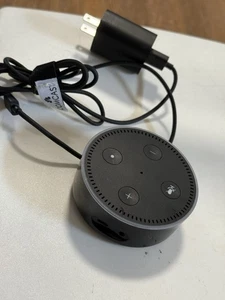 Amazon Echo Dot RS03QR 2ª Generación con Alexa, Negro con Adaptador - Imagen 1 de 4