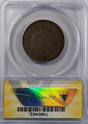 Cobre de Nueva Jersey 1787 emisiones postcoloniales - cobre ANACS EN MUY BUENA CONDICIÓN-8 RAYADO Foto 1 de 4