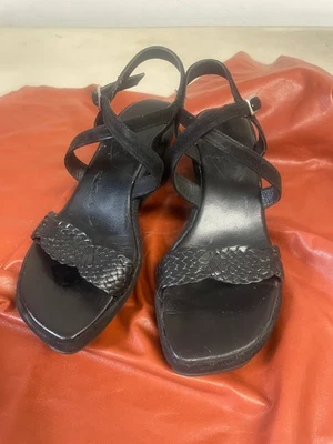 Vintage Stephane Kelian Paris Woven Wedge Sandal - 5.5 - Image 1 of 4