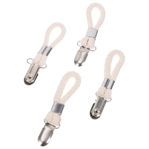 4 Piezas Toallero Gancho Clips para Colgar Baño Soporte Paño - Imagen 1 de 10