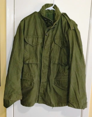 Military field jacket M-65 1969 Vietnam war army SMALL - Image 1 of 4