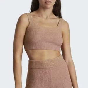 Everlane The Cozy-Stretch Tank Crop Yak Wollmischung camelbraun Small Neu mit Etikett - Bild 1 von 7