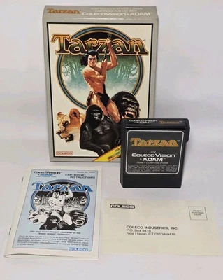 Tarzan Colecovision & ADAM Complete CIB MINTY! - Image 1 of 4