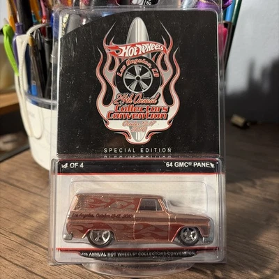 Coche de convención anual Hot Wheels 64 1964 GMC Panel 2010 24th 673/01500 Foto 1 de 3
