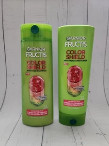 (Set of 2) Garnier Fructis Color Shield Anti-Fade Shampoo & Conditioner, 12 oz - Picture 1 of 2