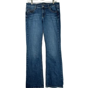 White House Black Market Blanc Bootcut Jeans, Gr. 10R - Bild 1 von 13