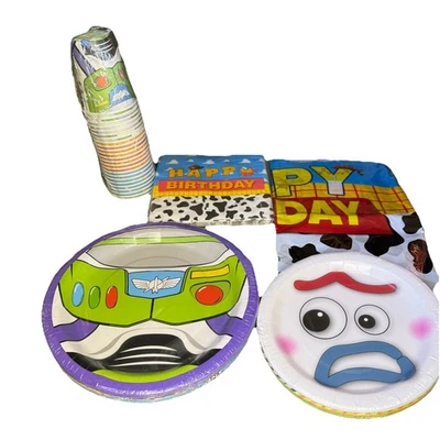 Toy Story Decoraciones de Fiesta de Cumpleaños Toy Story Suministros de Fiesta Vajilla Platos Foto 1 de 4