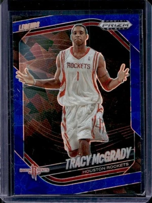 2024-25 Prizm Black Tracy McGrady Legends Blue Ice Prizms #14/125 Rockets Foto 1 de 2