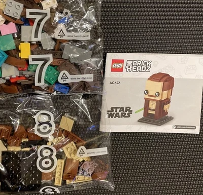 Lego Brickheadz 40676 Qui-Gon Jinn Star Wars La Amenaza Fantasma Nuevo Retirado Foto 1 de 3