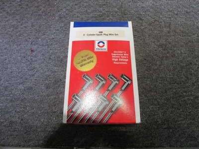 85/91 corvette spark plug wire set GM DELCO NOS! 618W - Image 1 of 4