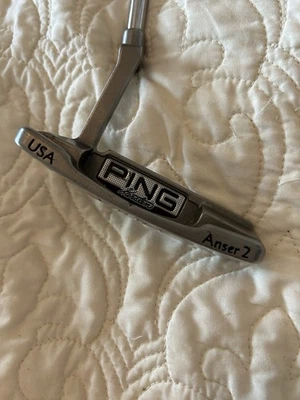 PING Karsten Anser 2 Black Dot Steel Putter Excellent - Needs New Grip - Image 1 of 4