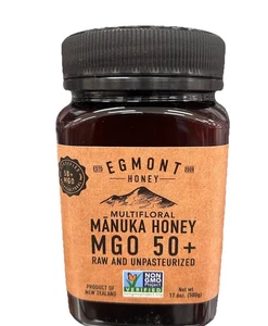 Mar Egmont Manuka Honey MGO 50+ Raw Unpasteurized 17.6 Oz 500g Multifloral - Picture 1 of 5