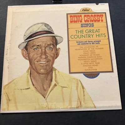 VINYL RECORD LP BING CROSBY SINGS THE GREAT COUNTRY HITS CAPITAL T 2346 MONO — 第 1/4 张图片