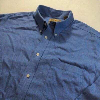 Roundtree And Yorke Gold Label Perfect Performance Long Sleeve Shirt Men's XL - Image 1 of 4