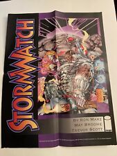 K6) Stormwatch Image Comics Mat Broome Rare Brand New 1994 Store Display Poster