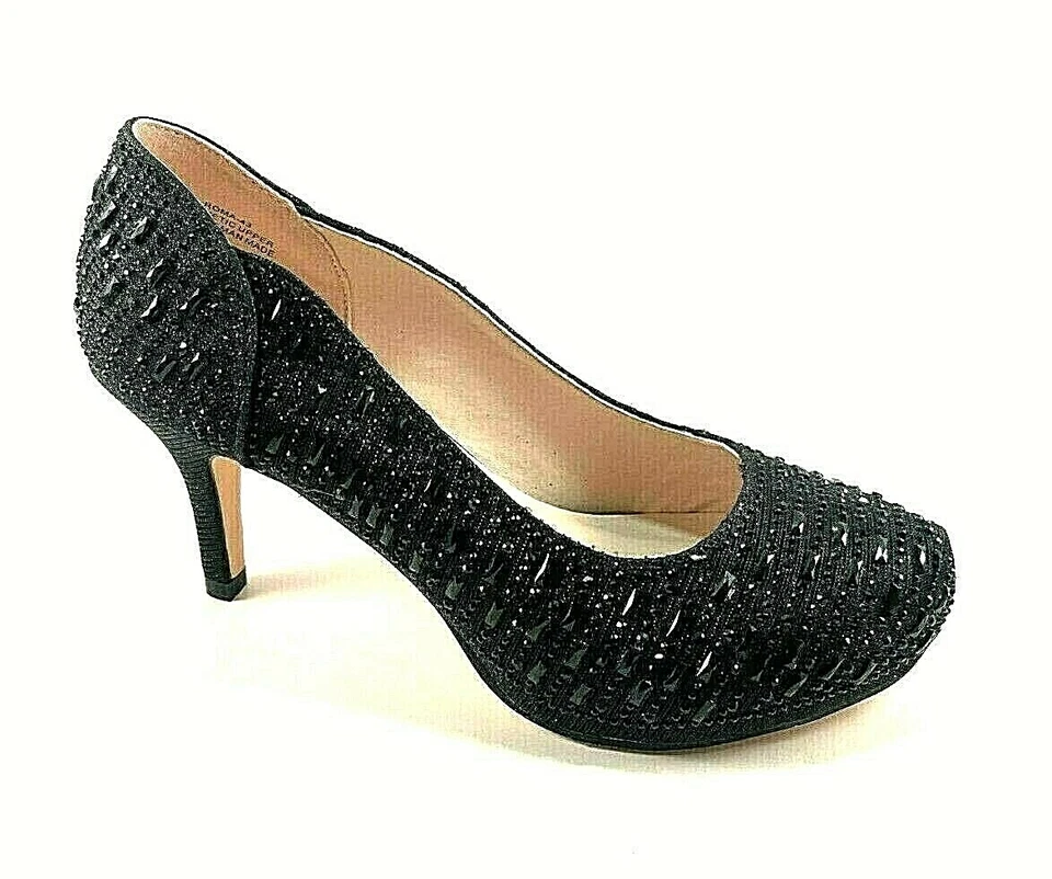 Vestido de salón De Blossom Roma-43 negro adornado tacón medio  Foto 1 de 1