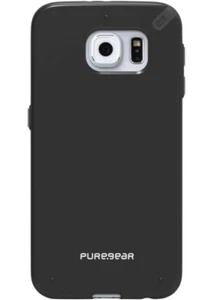Puregear Slim Shell Case Protective For Samsung Galaxy S6 Black Cover SM-G9200 - Picture 1 of 13