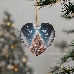 Childlike Christmas Collection Ornaments - 2-sided print, "Winters Peace" - Picture 1 of 13