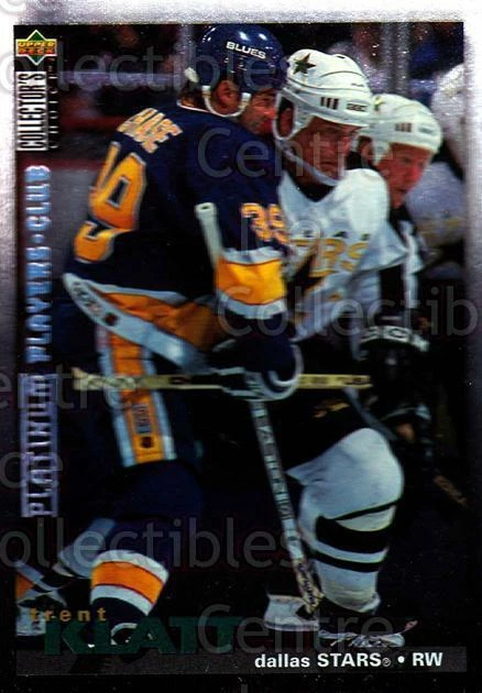 1995-96 Collectors Choice Players Club Platinum #36 Trent Klatt - Image 1 of 1