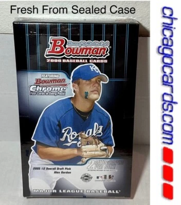 Bowman BB HOBBY HTA 2006 Jumbo Box 2 aspecto automático 4 Zimmerman novato Alex Gordon Foto 1 de 4