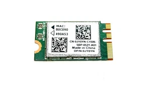 Dell OEM Wireless DW1707 WiFi 802.11 b/g/n + BT 4.0 NGFF Card - IVA01 JY0YN - Afbeelding 1 van 2