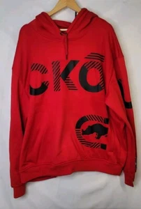 NWT ECKO UNLTD Pullover HOODIE FLEECE LINED SWEATER JACKET MENS 3XL RED - Picture 1 of 13