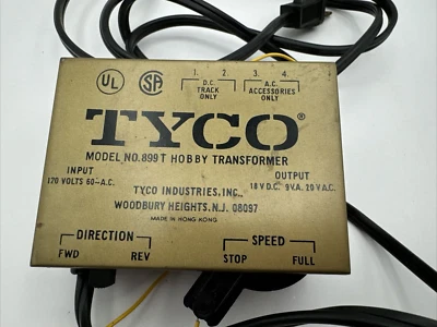 Tyco Model no. 899T Hobby Transformer Model Train Vintage Untested - Image 1 of 4