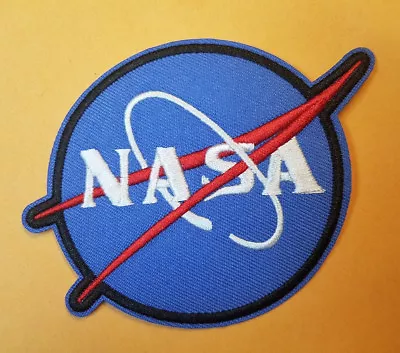 NASA embroidered Meatball Logo Patch circle is 3 1/2 inches
