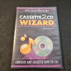Cassette 2 Cd Wizard Version 2.0 Software Only Compatible with Windows 8 New - Picture 1 of 8