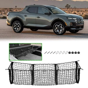 Trunk Bed 3 Pockets Cargo Net Envelope Style For Hyundai Santa Cruz 2022-2024 - Picture 1 of 14