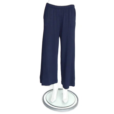 NEW ANN TAYLOR LOU & GREY Dark Blue Casual Lounge Pants Women's size Small - Image 1 of 4