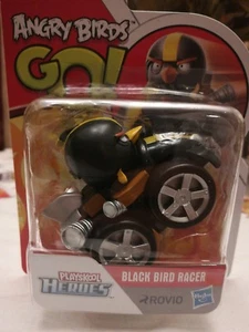 ANGRY BIRD GO Hasbro Playskool Heroes - Angry Birds GO! - Black Bird Racer - Picture 1 of 3