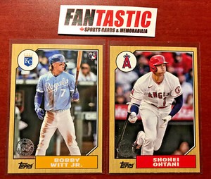 2022 Topps Update 1987 Topps Baseball Insert Card YOU PICK 87TBU-1 to 87TBU-50