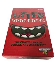 Utter Nonsense Family Party Game Of Voices And Accents NEW Sealed Play Monster