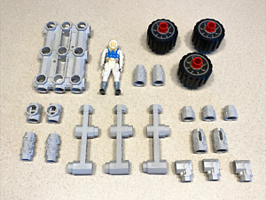 Milton Bradley ROBOTIX Series Building System Parts Lot With Figure 1984