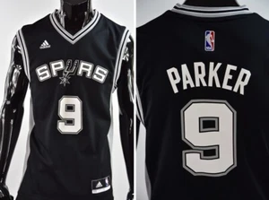 adidas NBA SAN ANTONIO SPURS NBA shirt Tony PARKER SIZE S MEN'S - Picture 1 of 9