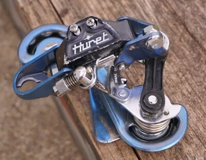 Huret Duopar Titanium Rear Derailleur Trek 720 Vintage Touring Bike Sachs France - Picture 1 of 10