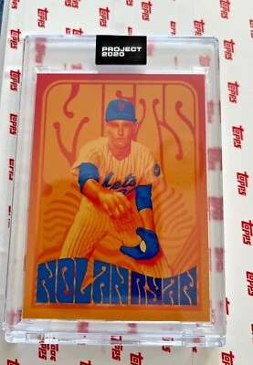 Topps Project 2020 Nolan Ryan by Matt Taylor #236 In Hand PR Only 3,186 - Image 1 of 2