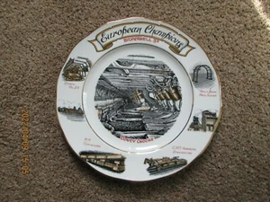 Silverhill Colliery European Champions 1986 Coalfield NUM Coal Mining Plate - Picture 1 of 3