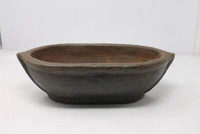 Tigela antiga original de ferro fundido sólida exclusiva de argamassa e pilão de ópio Kharal NH6807 - Imagem 1 de 4