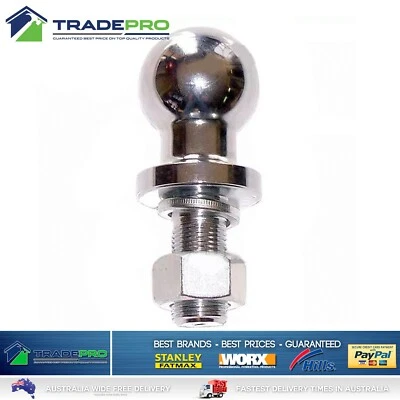 Tow Ball 3/4 thread 50mm Ball Tractors Quad Bikes Towball 19mm ATV Trailer Lion - image 1 of 4