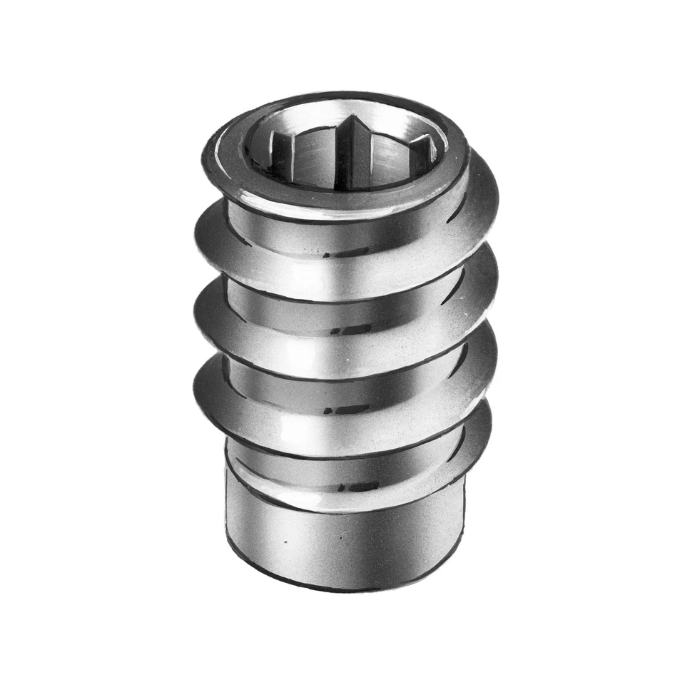 10 Stk.  RAMPA-Muffen Typ-SK mit Innensechskant, 6 kant - Stahl verzinkt - Bild 1 von 1