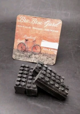NOS Patin Frein RUSTINE Brake bloc Pads (x4) Old Bike MAFAC Bowden Campagnolo - Imagen 1 de 4