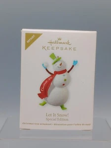 HALLMARK KEEPSAKE ORNAMENTS SPECIAL EDITION - LET IT SNOW - Picture 1 of 4
