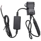 3X(12V Waterproof Motorbike Motorcycle Dual-USB Charger  Socket Adapter Outlet P